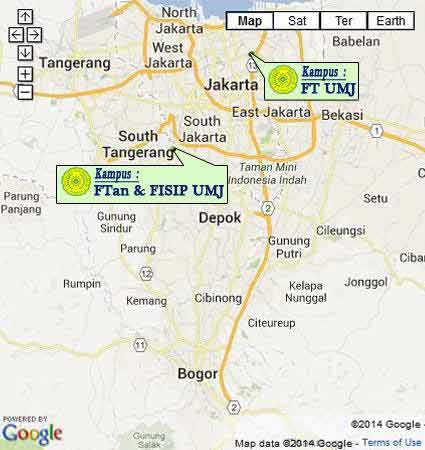 Lokasi Kampus Universitas Muhammadiyah Jakarta Nomor